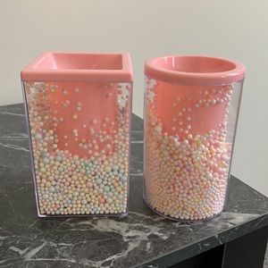 Makeup brush holder bundle